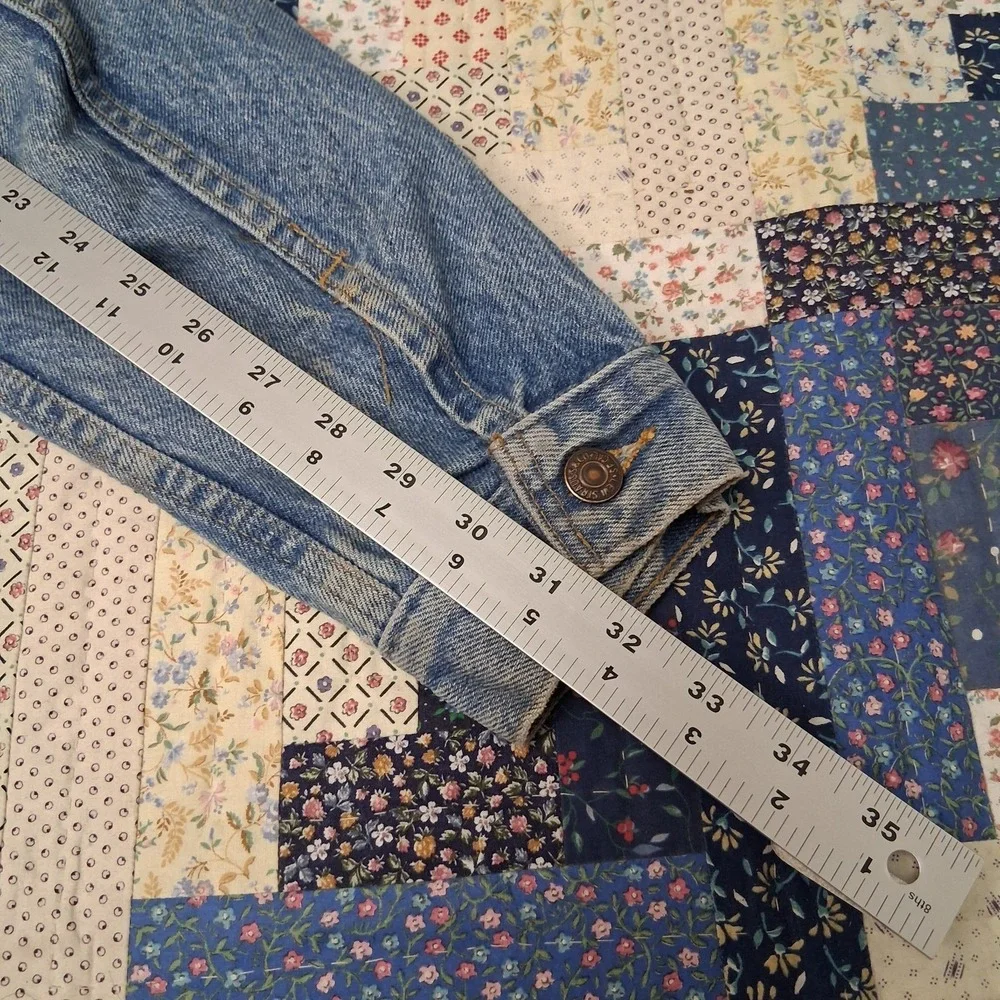 Vintage 80s Levis 71506 0214 Trucker Type 3 Denim Jacket Size 40 Made in USA